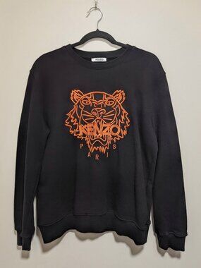 Kenzo | Men’s Tiger Embroidered Sweatshirt In Black